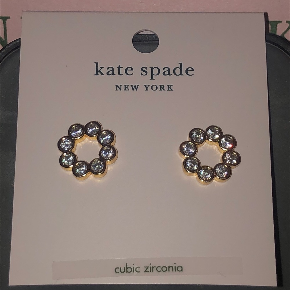 Kate Spade Gold Circle Stud Earrings
